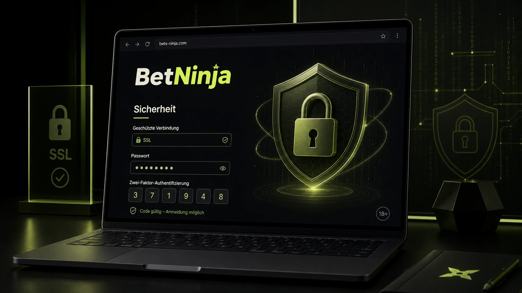 Sicherheit beim BetNinja Login